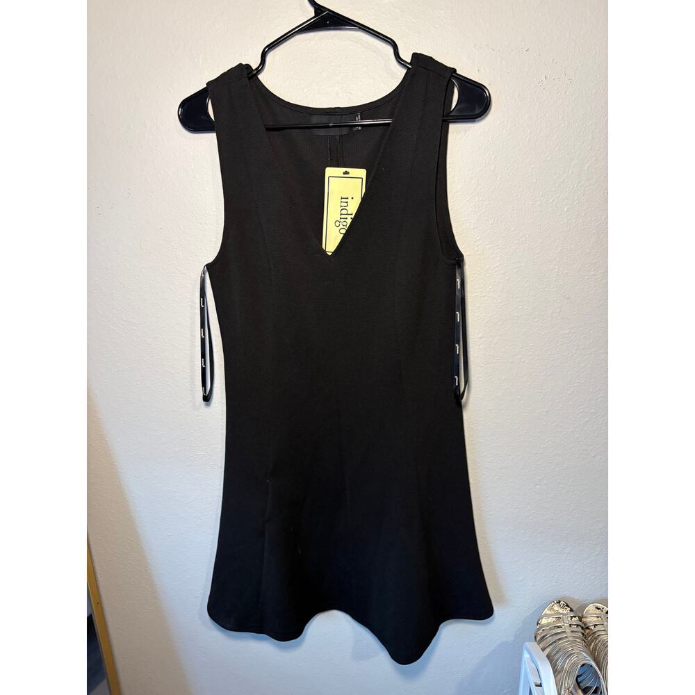 Indigo black dress